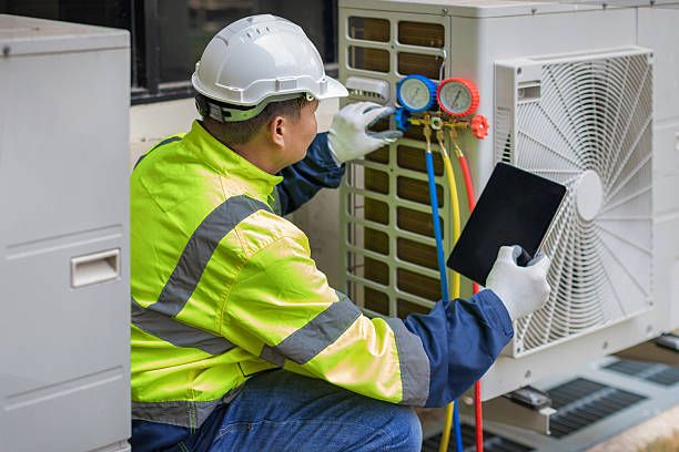 Professional Hvac Maintenance technician working in Solebury, PA